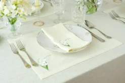 TriChi Design Place Settings & Linens|Lily of the Valley Collection Napkin, Set of 4