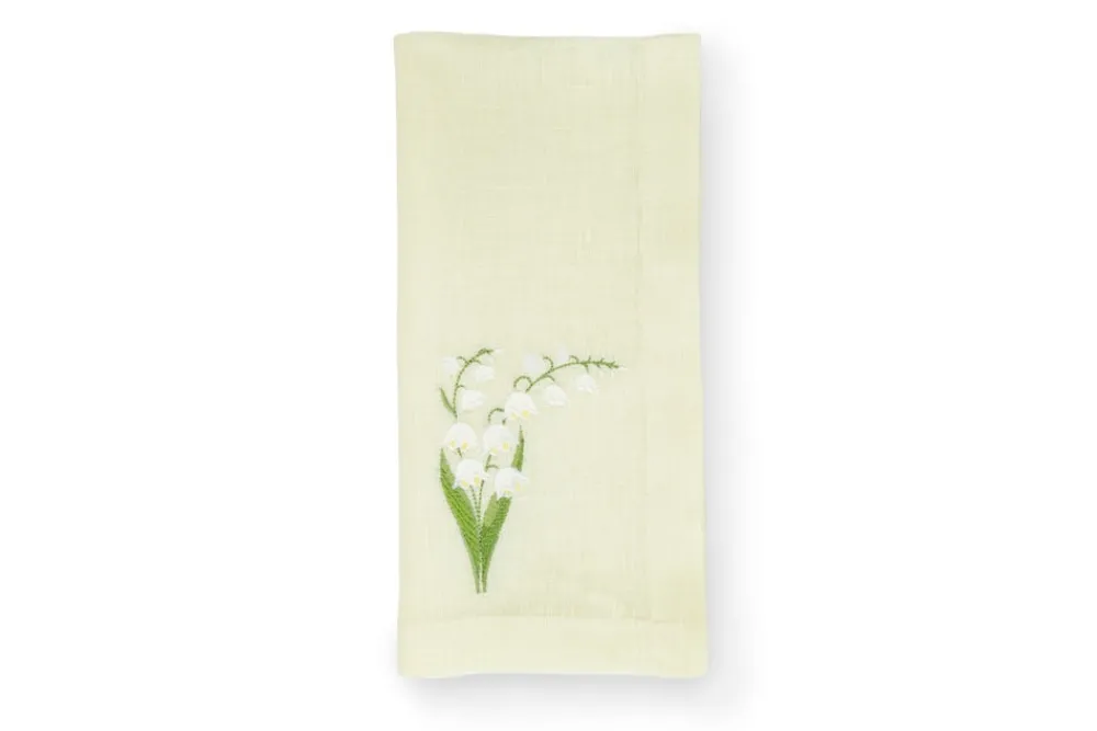 TriChi Design Place Settings & Linens|Lily of the Valley Collection Napkin and Placemat, Set of 2