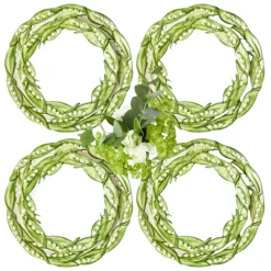 Mrs. Alice Dinnerware|Lily of the Valley Dinner & Starter Plates, Set of 4