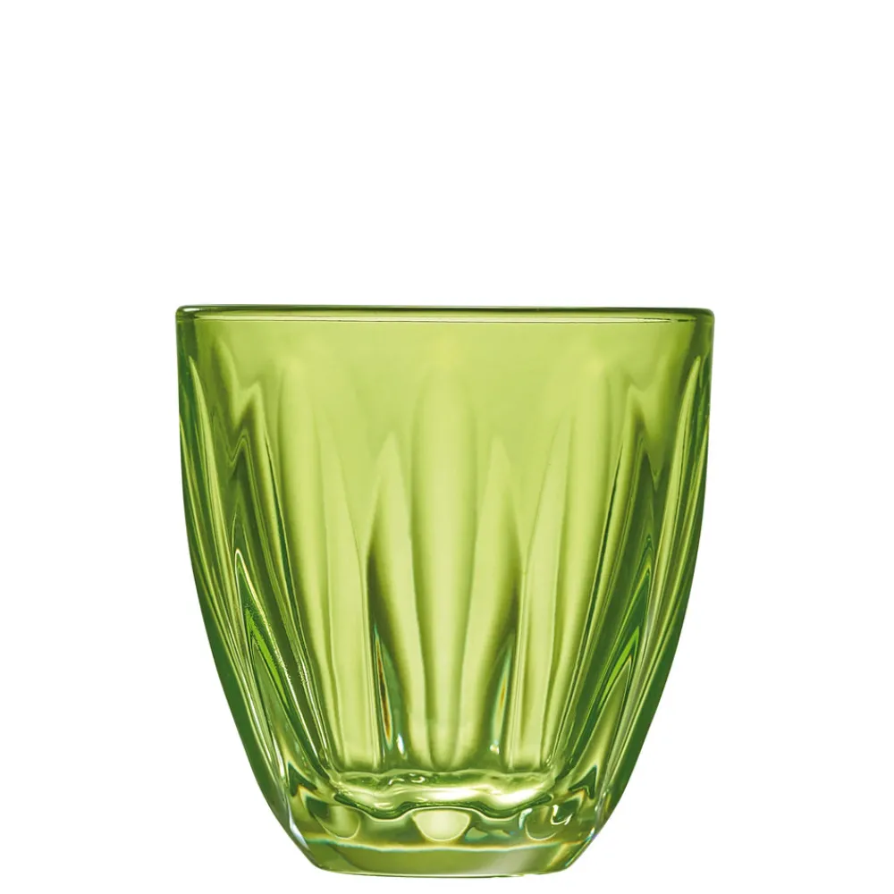 La Rochere Glassware|Lily Tumbler in Kiwi, Set of 6