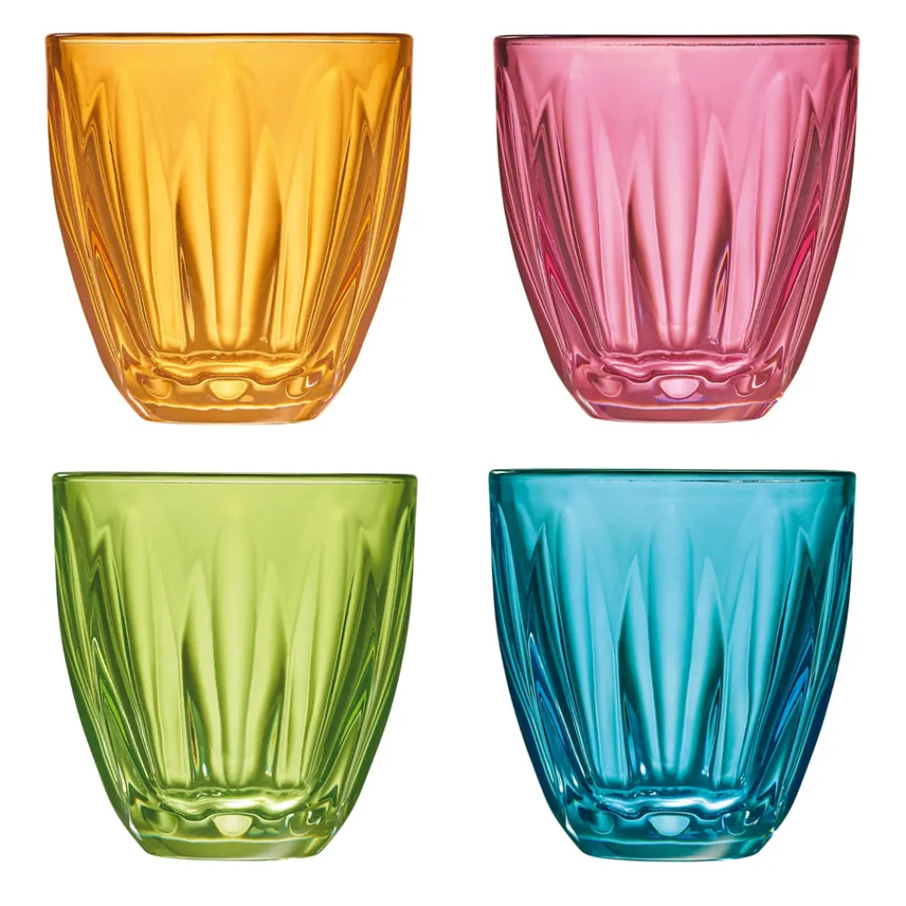 La Rochere Glassware|Lily Tumblers Summertime, Set of 4