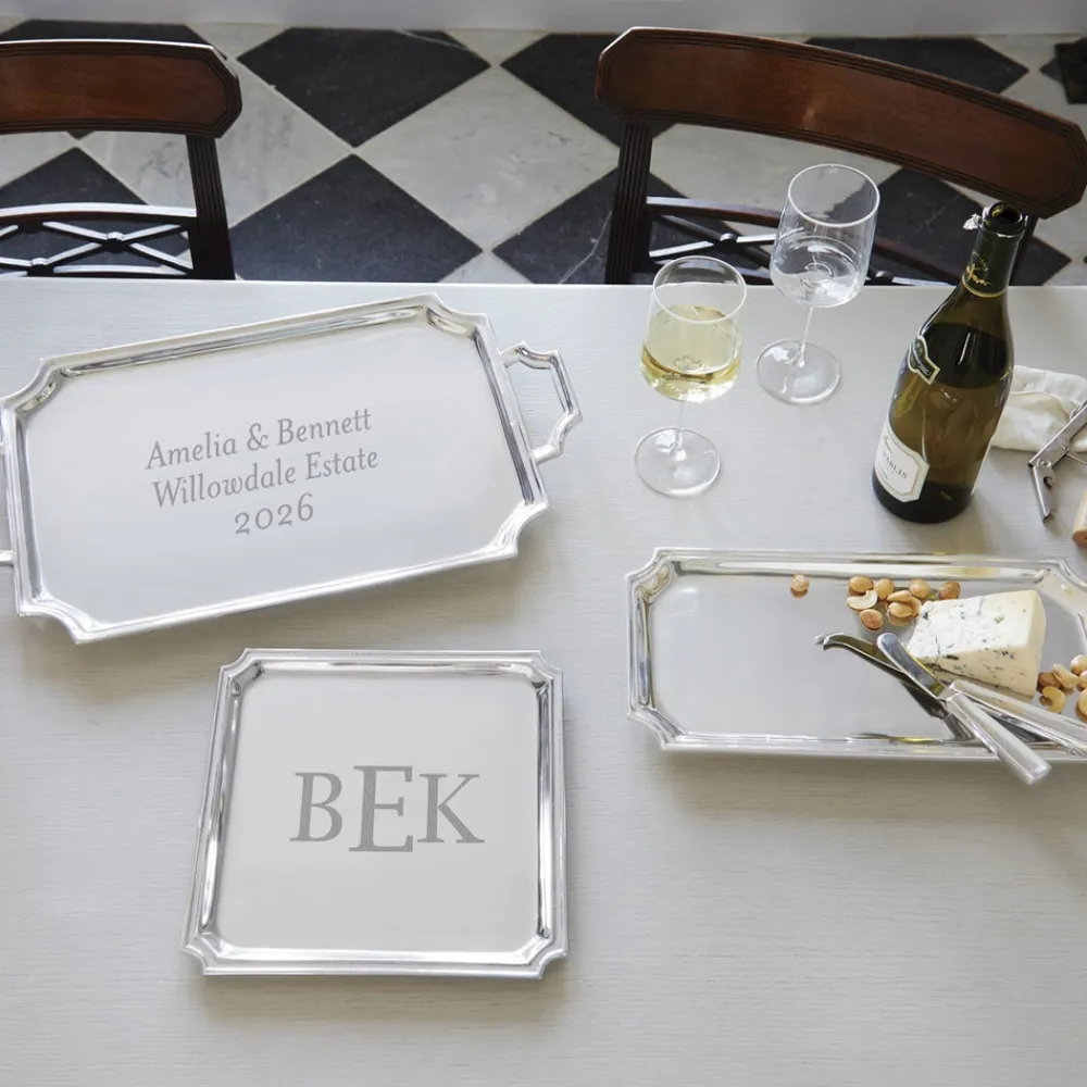 Mariposa Dinnerware|Linzee Handled Serving Tray