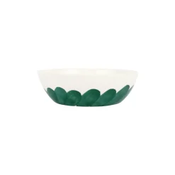 VIETRI Dinnerware|Lisbon Green Brushstroke Cereal Bowl