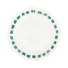 VIETRI Dinnerware|Lisbon Green Stitch Dinner Plate