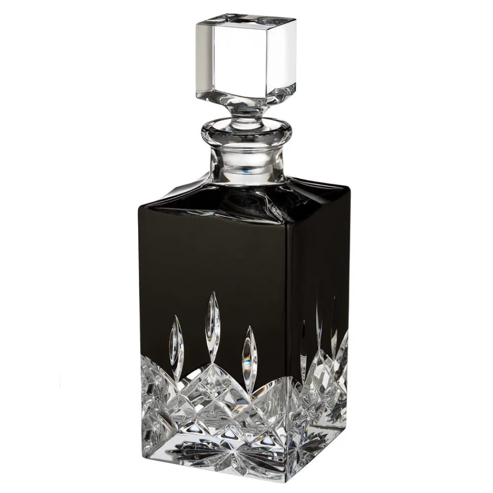 Waterford Glassware|Lismore Black Decanter Square 26 oz