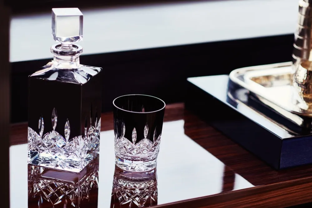 Waterford Glassware|Lismore Black Decanter Square 26 oz