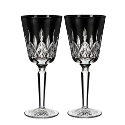 Waterford Glassware|Lismore Black Goblet 10 oz, Set of 2