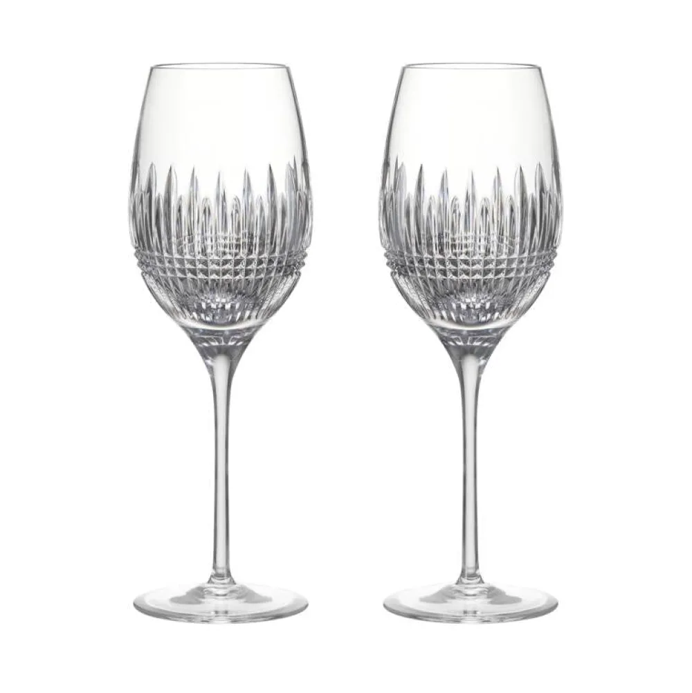 Waterford Glassware|Lismore Diamond Essence White Wine Medium 15.5oz, Set of 2