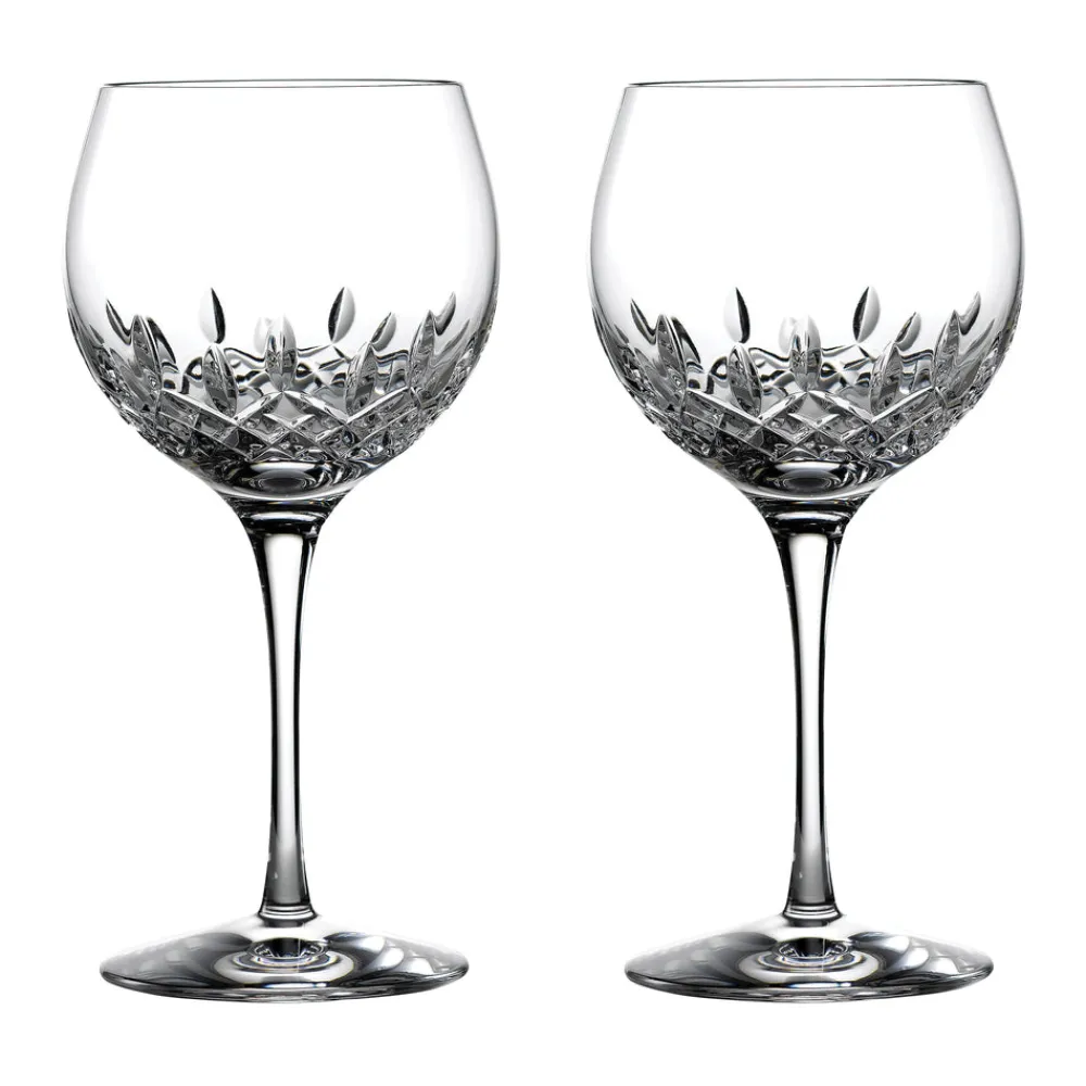 Waterford Glassware|Lismore Essence Balloon Wine 18 oz, Set of 2
