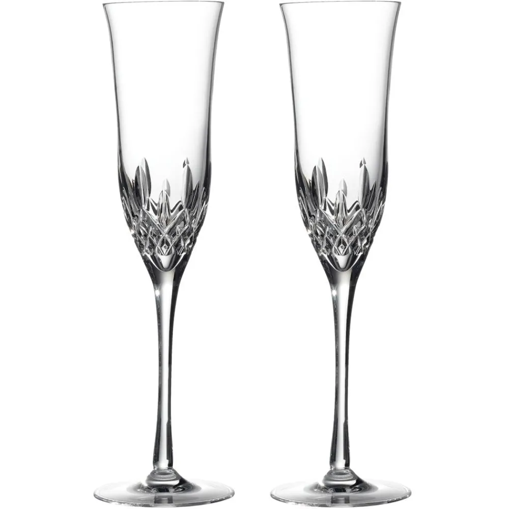 Waterford Glassware|Lismore Essence Flute 8 oz, Set of 2