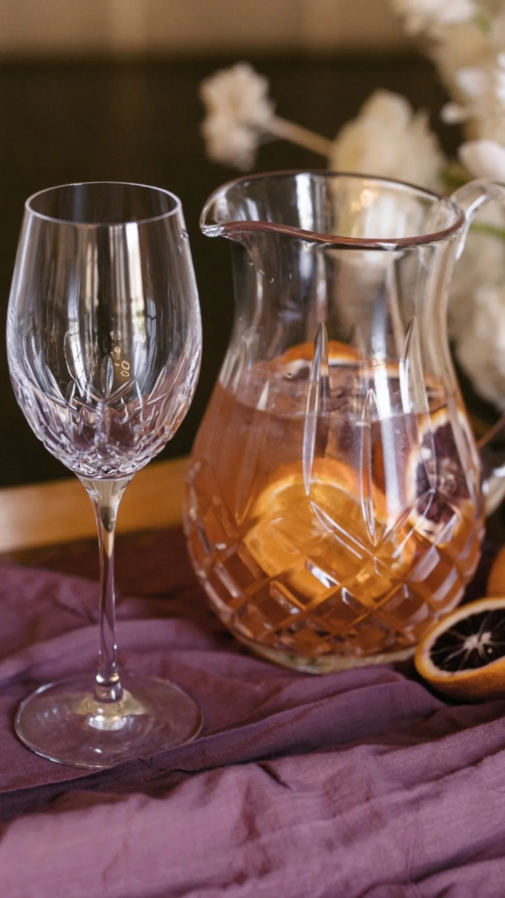 Waterford Glassware|Lismore Essence Goblet 22 oz, Set of 2