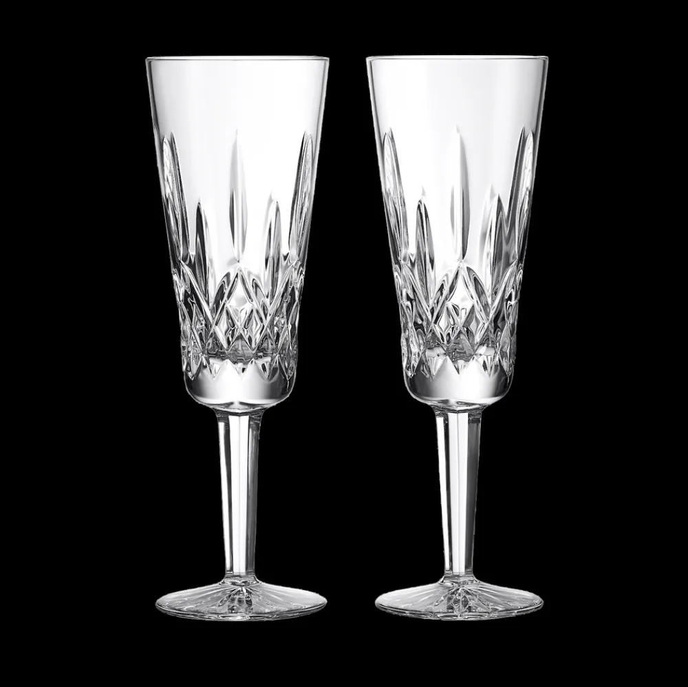 Waterford Glassware|Lismore Flute, Set of 2