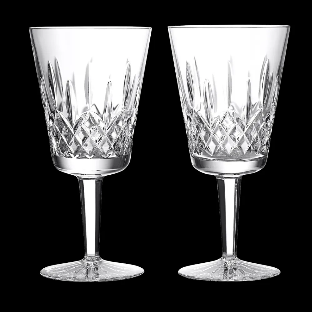 Waterford Glassware|Lismore Large Goblet, Set of 2