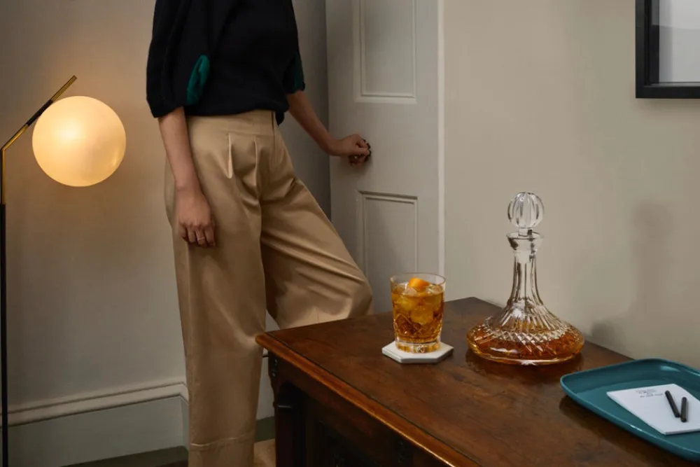 Waterford Glassware|Lismore Ships Decanter 9.7" 28 oz