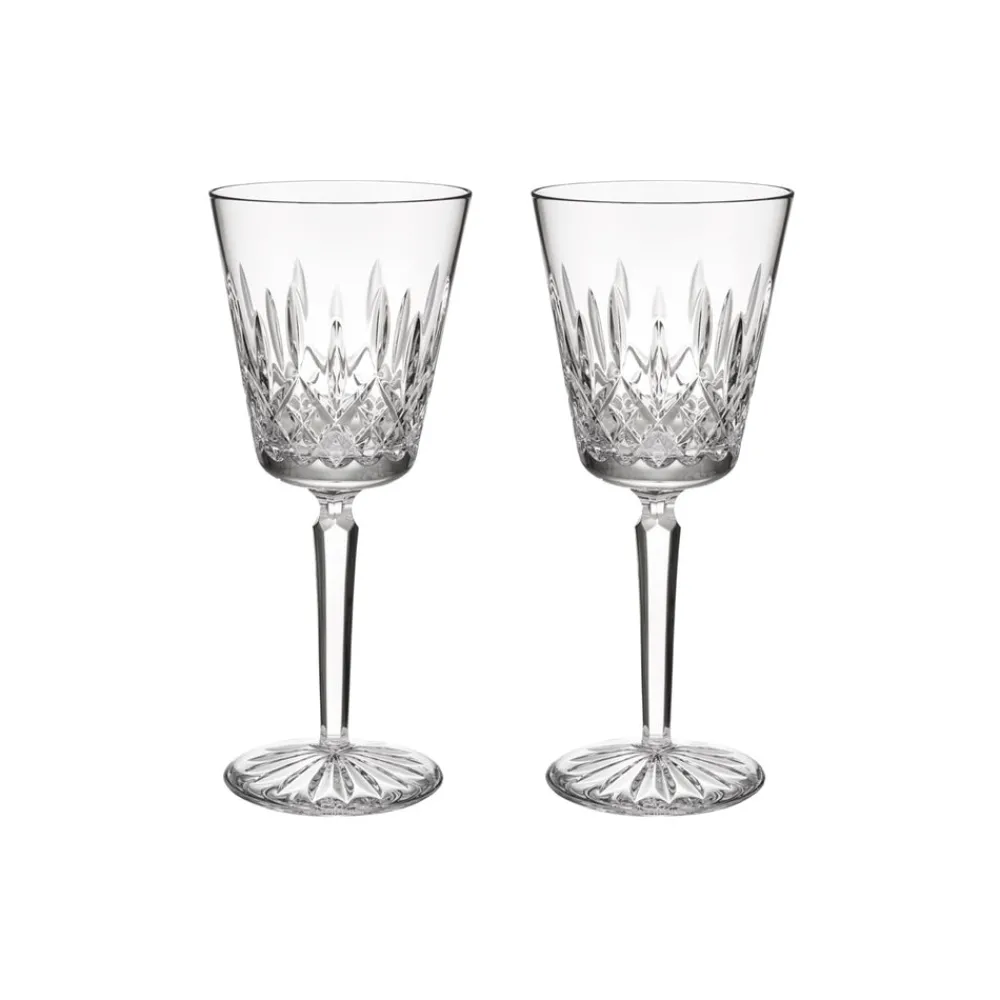 Waterford Glassware|Lismore Tall Goblet 8.5 oz, Set of 2
