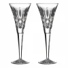 Waterford Glassware|Lismore Toasting Flute, Pair