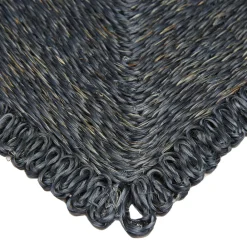 Caravan Place Settings & Linens|Loopy Square Placemat in Navy, Set of 4