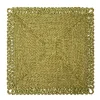 Caravan Place Settings & Linens|Loopy Square Placemat in Olive Green, Set of 4