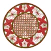 Cabana Place Settings & Linens|Louloudi Woven Placemat in Burgundy
