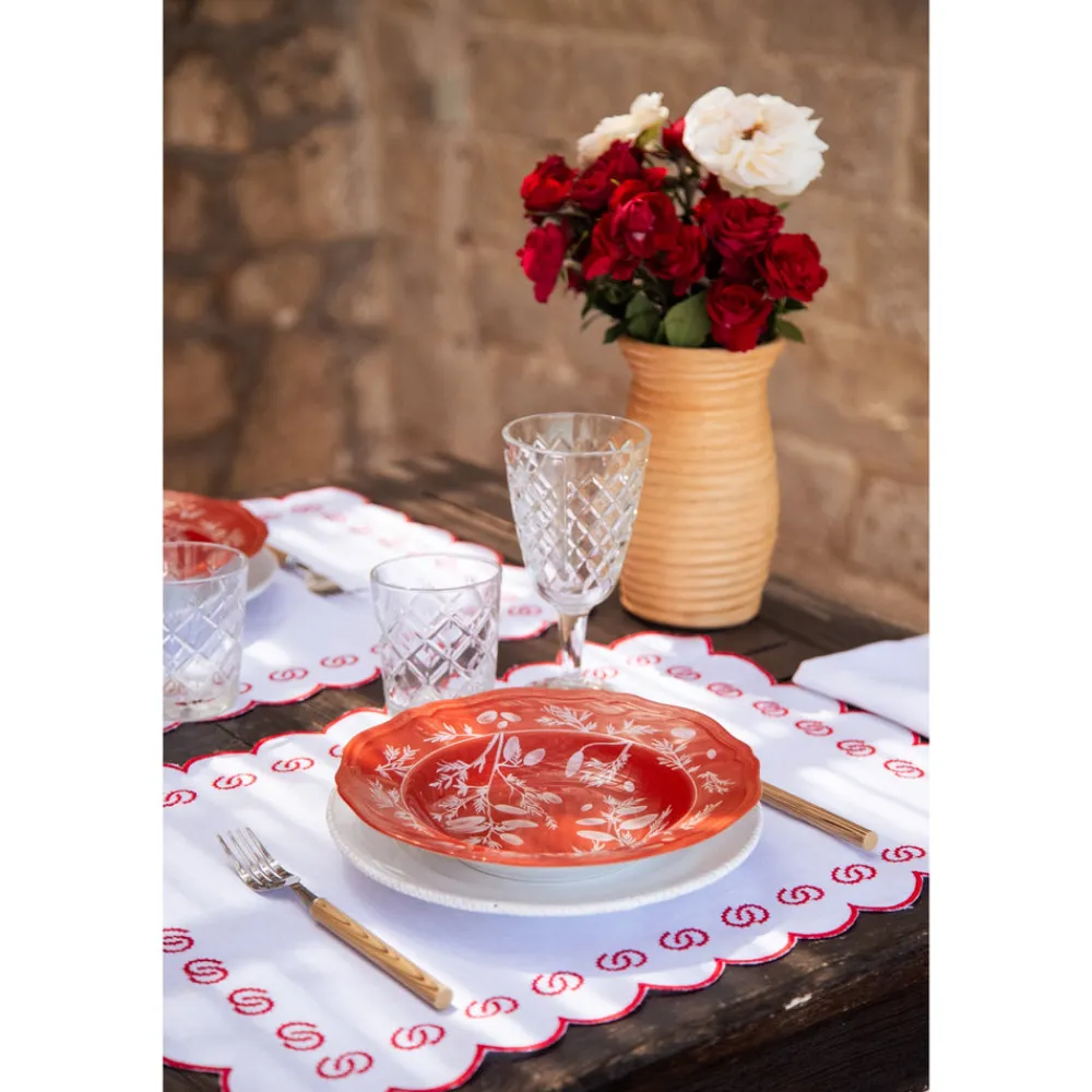 Cibelle Place Settings & Linens|Luci D'Artista Shaped Breakfast Placemat
