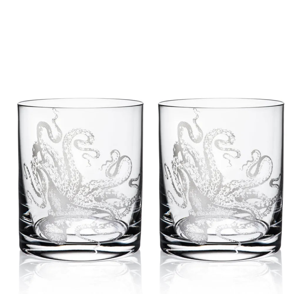Caskata Glassware|Lucy Short Drink Glasses, Set of 2