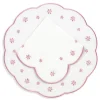 Loulou La Dune Place Settings & Linens|Made-to-Order Margueritte Linen Placemat and Napkin, Set of 12 in Pink