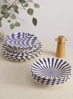 Maison Madison Dinnerware|Mafalda Dinnerware Set with Pasta Bowl Special Edition, Set of 12