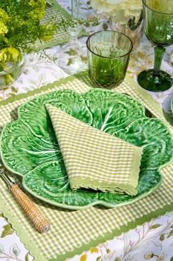 Loulou La Dune Place Settings & Linens|Maisie Napkins Green, Set Of 4