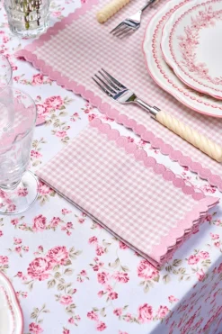 Loulou La Dune Place Settings & Linens|Maisie Napkins Pink, Set of 4