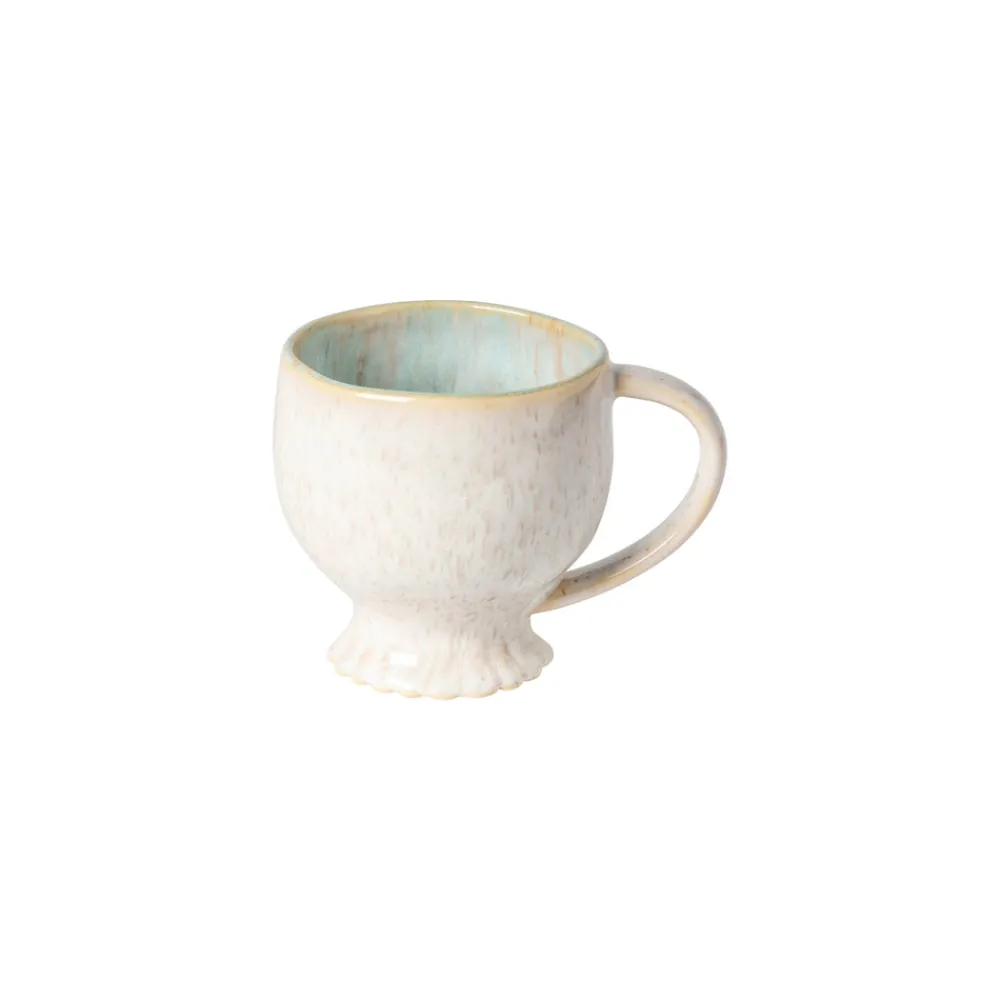 Costa Nova Dinnerware|Mallorca Collection Mugs in Sea Blue, Set of 6