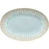 Costa Nova Dinnerware|Mallorca Collection Oval Platter 16" in Sea Blue