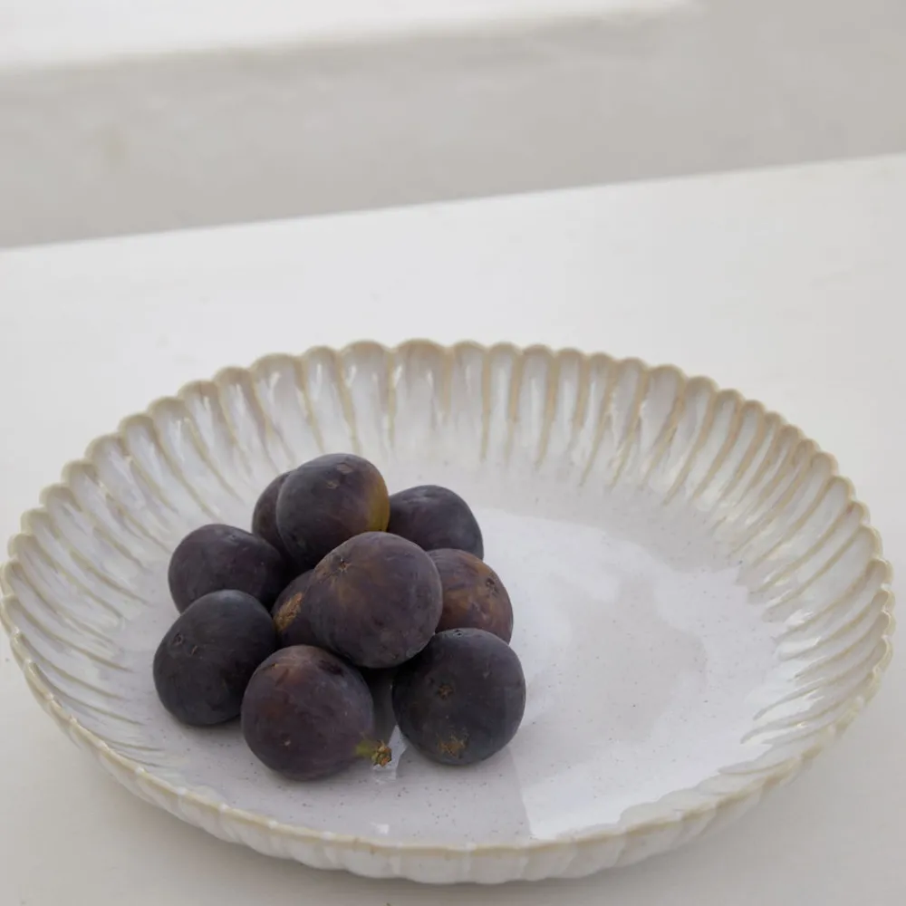 Costa Nova Dinnerware|Mallorca Collection Pasta/Serving Bowl in Sand Beige