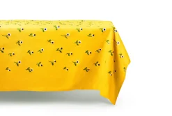 Esencial Hogar Place Settings & Linens|Manzanilla Rectangular Tablecloth in Mustard
