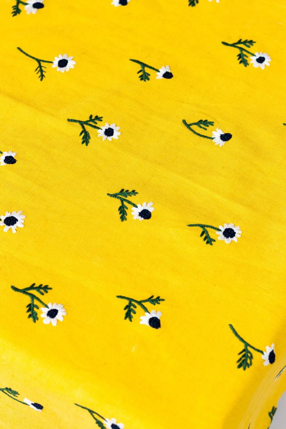 Esencial Hogar Place Settings & Linens|Manzanilla Rectangular Tablecloth in Mustard