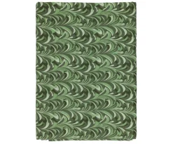 Rebecca Udall Place Settings & Linens|Marble Linen Tablecloth in Green