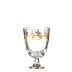 Ginori 1735 Glassware|Marchese Tumbler Gold Thread, Set of 2