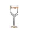 Ginori 1735 Glassware|Marchese Wine Goblets Gold Thread, Set of 2