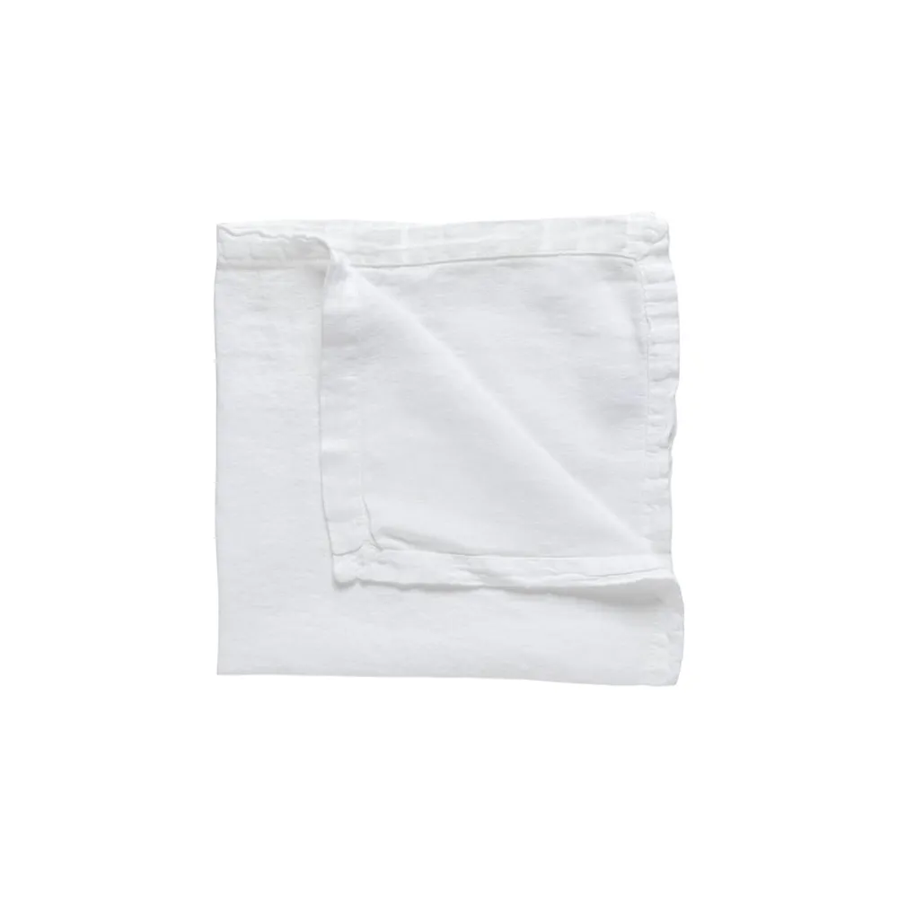 Costa Nova Place Settings & Linens|Maria Collection Napkins in Chalk White, Set of 4