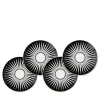 Caskata Dinnerware|Marrakech Canapes Plates Boxed, Set of 4