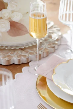 Caskata Glassware|Marrakech Champagne Glasses, Set of 2