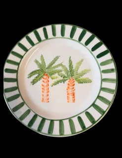 Sveva's Home Dinnerware|Marrakech Palm Tree, Set of 6