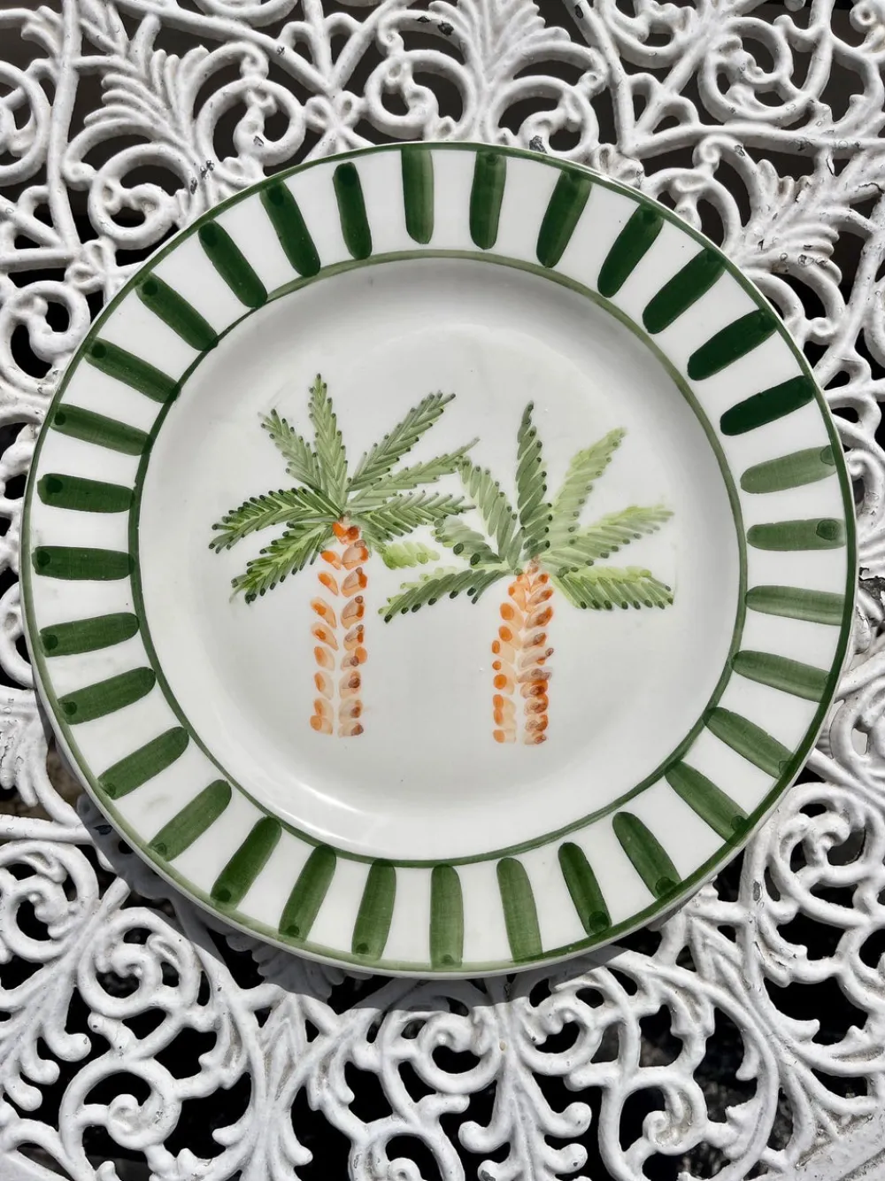 Sveva's Home Dinnerware|Marrakech Palm Tree, Set of 6