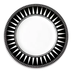 Caskata Dinnerware|Marrakech Rimmed Dinner Plate Black