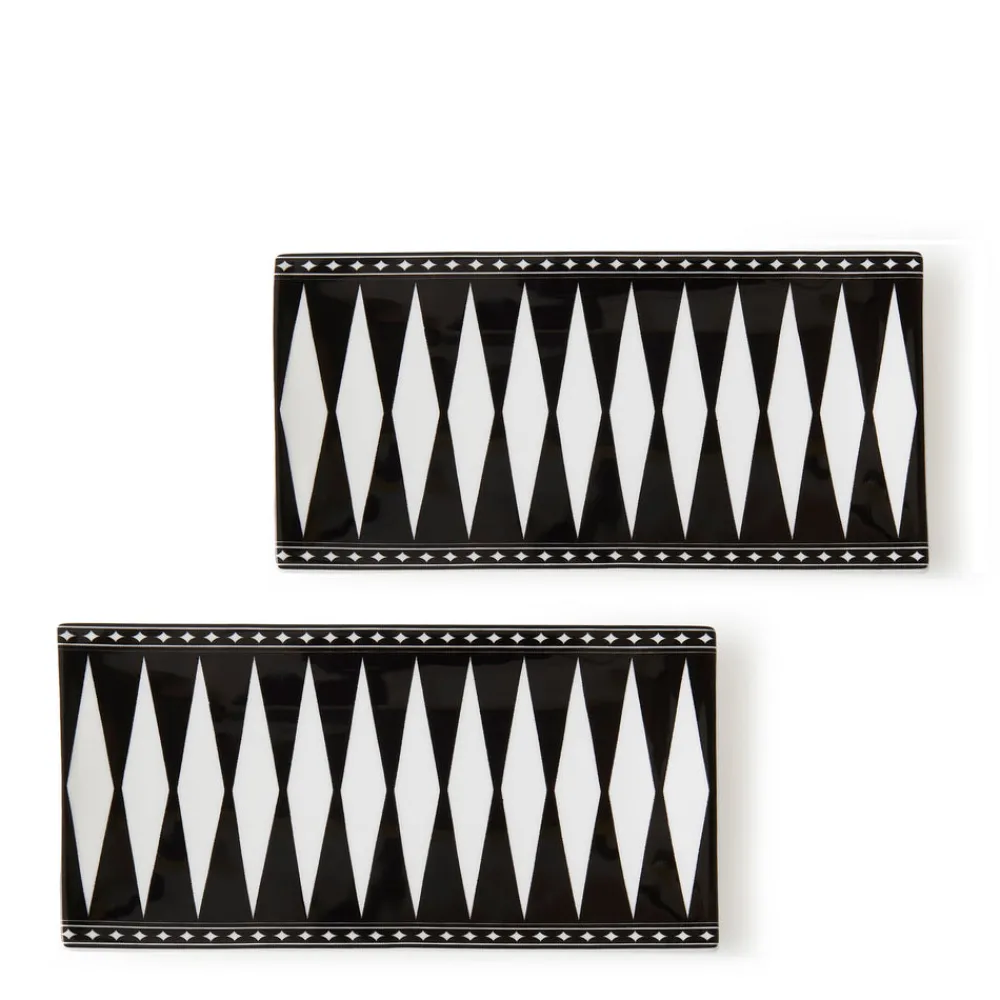 Caskata Dinnerware|Marrakech Sushi Tray, Set of 2