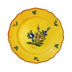 Este Ceramiche Dinnerware|Marseille Dessert Plates in Yellow, Set of 6