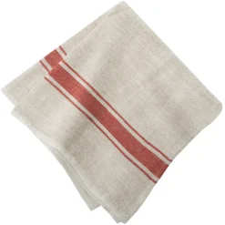 Caravan Place Settings & Linens|Marseille Napkins in Olive Green & Natural, Set of 4