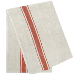 Caravan Place Settings & Linens|Marseille Tea Towels in Olive Green & Natural, Set of 2