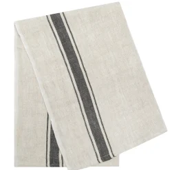 Caravan Place Settings & Linens|Marseille Tea Towels in Olive Green & Natural, Set of 2