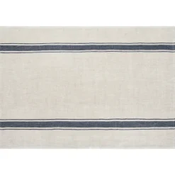 Caravan Place Settings & Linens|Marseille Tea Towels in Olive Green & Natural, Set of 2