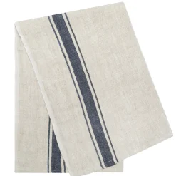 Caravan Place Settings & Linens|Marseille Tea Towels in Olive Green & Natural, Set of 2